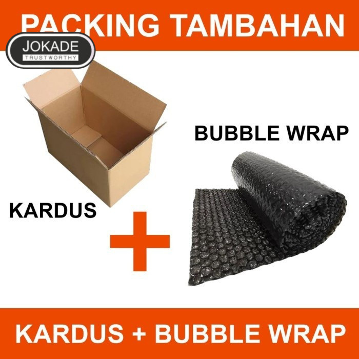 

Tambahan Extra Packing Pengiriman Bubble Wrap Dan Kardus