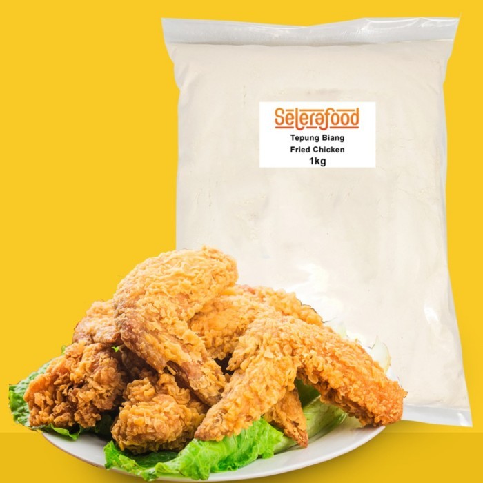 

Biang Tepung Bumbu Fried Chicken Premium Berat 1 Kg Merk Selerafood