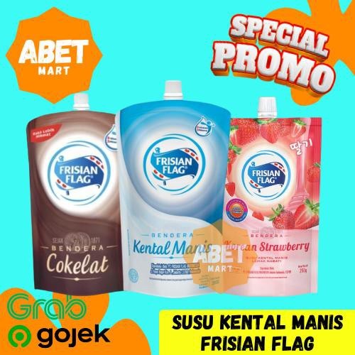 

Susu Kental Manis Frisian Flag 260Gr Pouch Semua Rasa - 260 Gr Ekonomis Putih Coklat Cokelat Strawberry Stroberi All Varian Pak Dus Pcs SKM