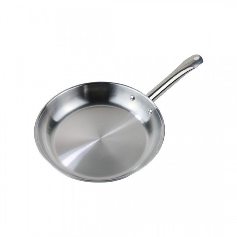 EF45R Golden Flying Fish - Fry Pan Stainless Harden Steel - Ukuran 20cm, 22cm, 24cm, 26cm dan 28cm -