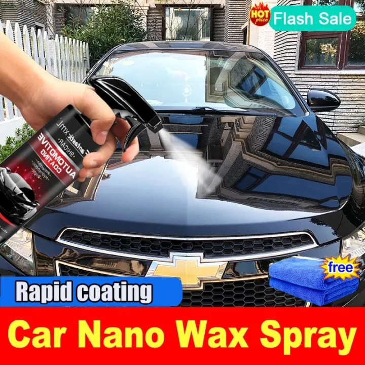 Pengkilap body mobil sparkling 500ML/semi coating/pengkilap body /motor/mobil/daun talas/ Daun Talas