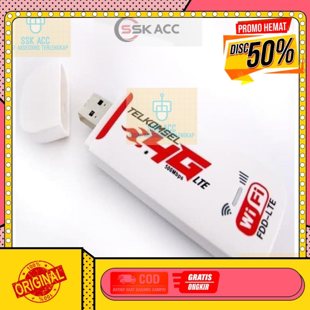 Modem Telkomsel 4G LTE (Unlock) - Up To 500mbps Modem usb Telkomsel  Modem 4G Lte telkomsel GROSIR K