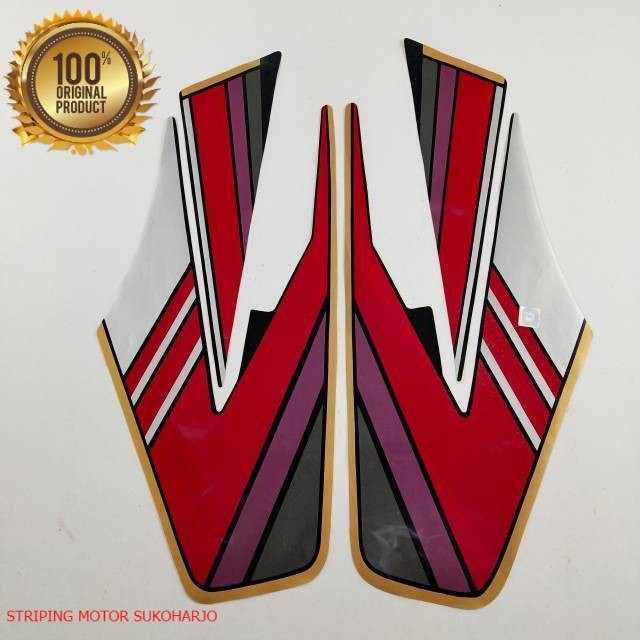 (ORI) striping sticker yamaha rx king 1994   kualitas original
