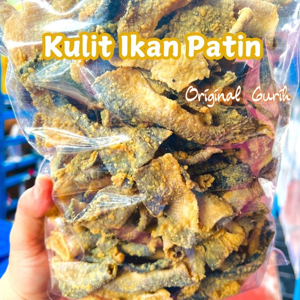 

KERUPUK KULIT IKAN PATIN RENYAH RASA PEDAS DAUN JERUK DAN ORIGINAL 800 GRAM