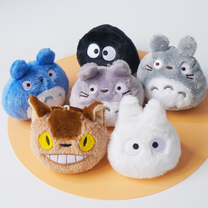 Hayao Miyazaki Totoro Plush Doll Set isi 6 pcs | Plush doll Totoro set