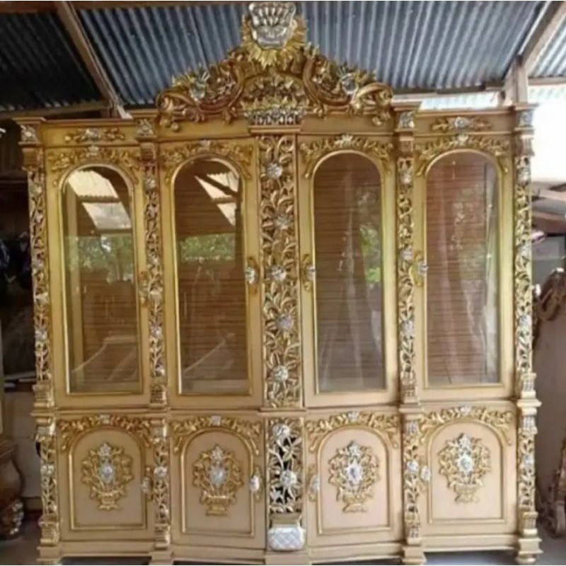 lemari hias jati/lemari hias sima/ bufet pajang/bufet hias jati   (urwah al bariqi)