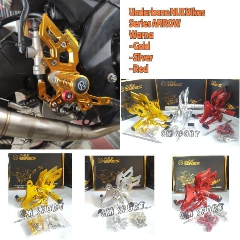 Footstep Sonic Supra GTR 150 / Underbone Sonic Supra GTR 150 NUI ARROW