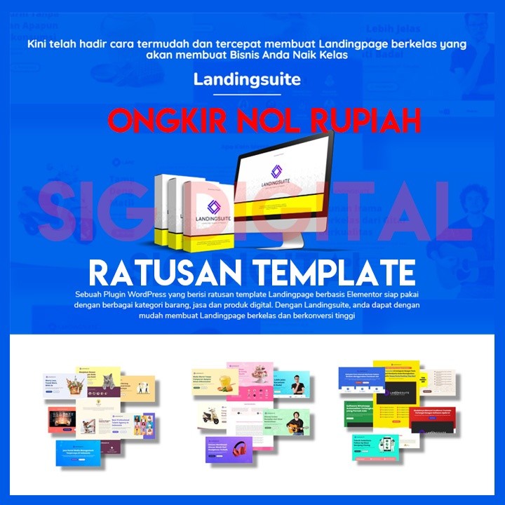 PLUGIN LANDINGSUITE VERSI TERBARU - JASA INSTAL PERDOMAIN - TEMPLATE ELEMENTOR LANDINGPAGE
