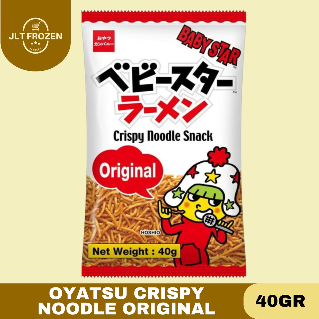 

Oyatsu baby star crispy noodle / snack mie kering jepang 40gr - Japanese fried, 40gr