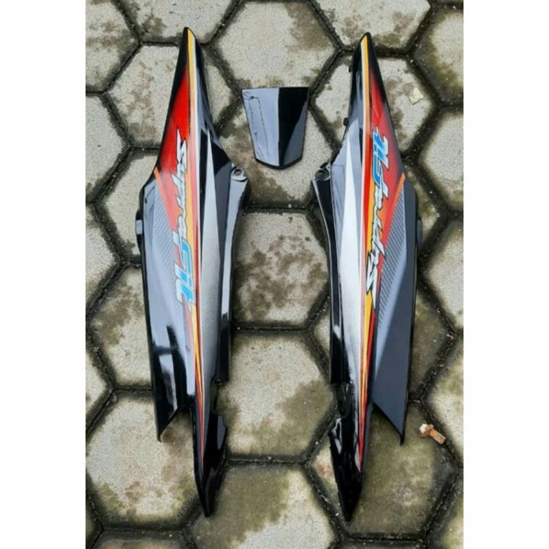 COVER BODY BELAKANG HONDA SUPRA FIT NEW BODY BODY KANAN KIRI SUPRA FIT NEW PLUS STRIPING