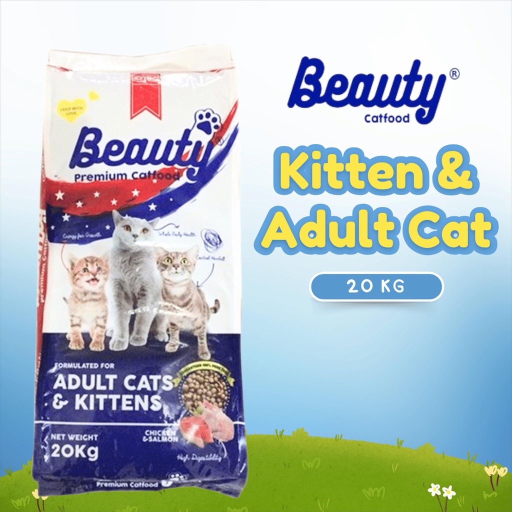 CATFOOD BEAUTY 20KG / MAKANAN KUCING BEAUTY / MAKANAN 20KG / KHUSUS INSTANT