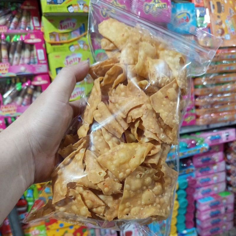 

KERIPIK KUE BAWANG KAMPUNG ASLI RASA ORI BERAT BERSIH 200g