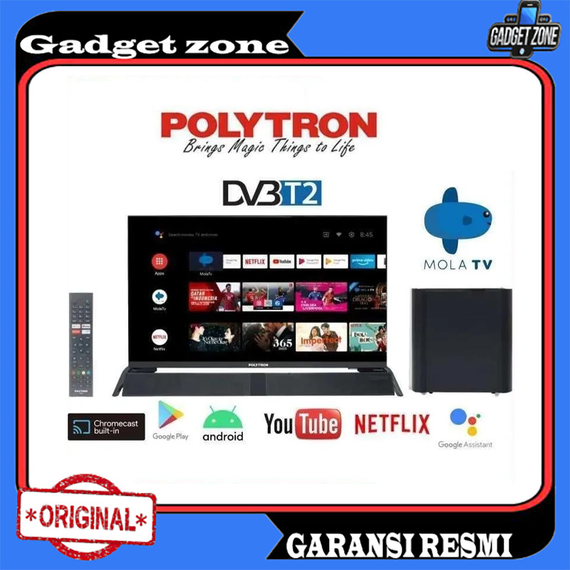 LED TV POLYTRON 43 SOUNDBAR PLD43BG9058 PLD-43BG9058 43BG9058 ANDROID GOOGLE TV CINEMAX 43BG