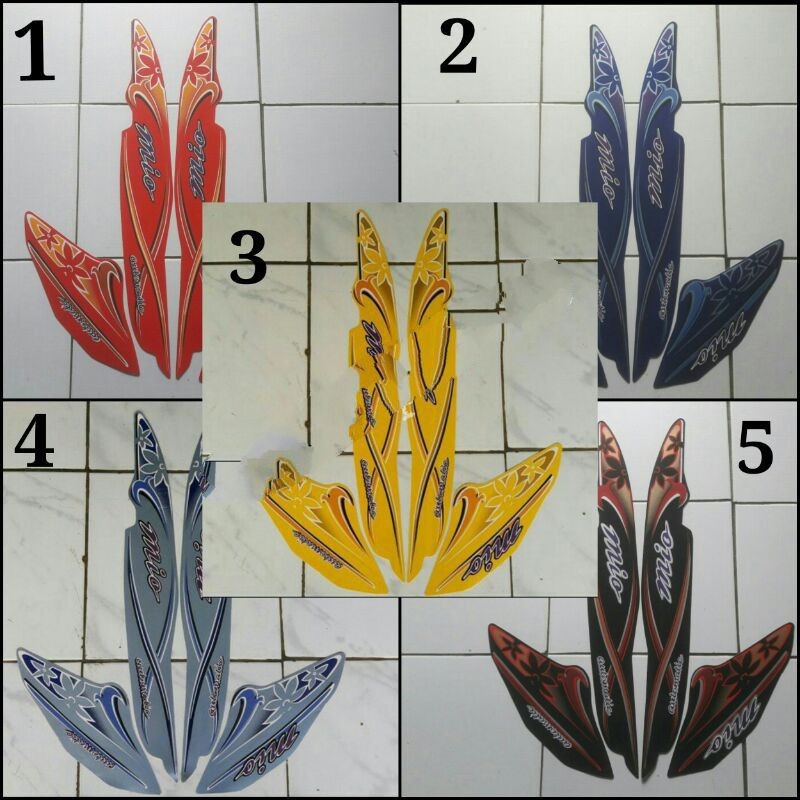 striping mio sporty 2004 sticker yamaha mio sporty 2004