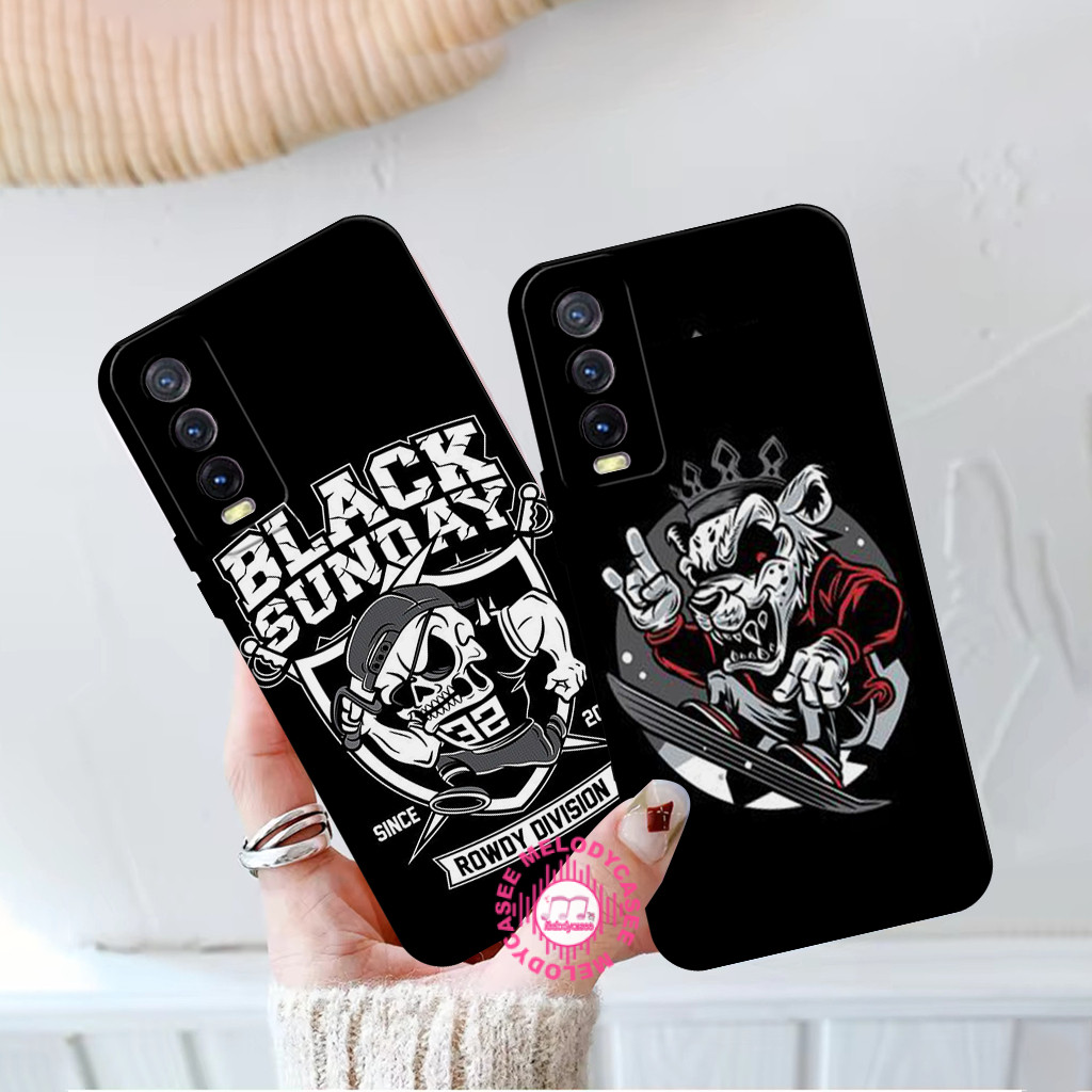 Softcase Vivo Y12s Y20s Y20 Y20g - Casing Hp - Silicon TPU - Case Cowok - Silikon - Mika Hp