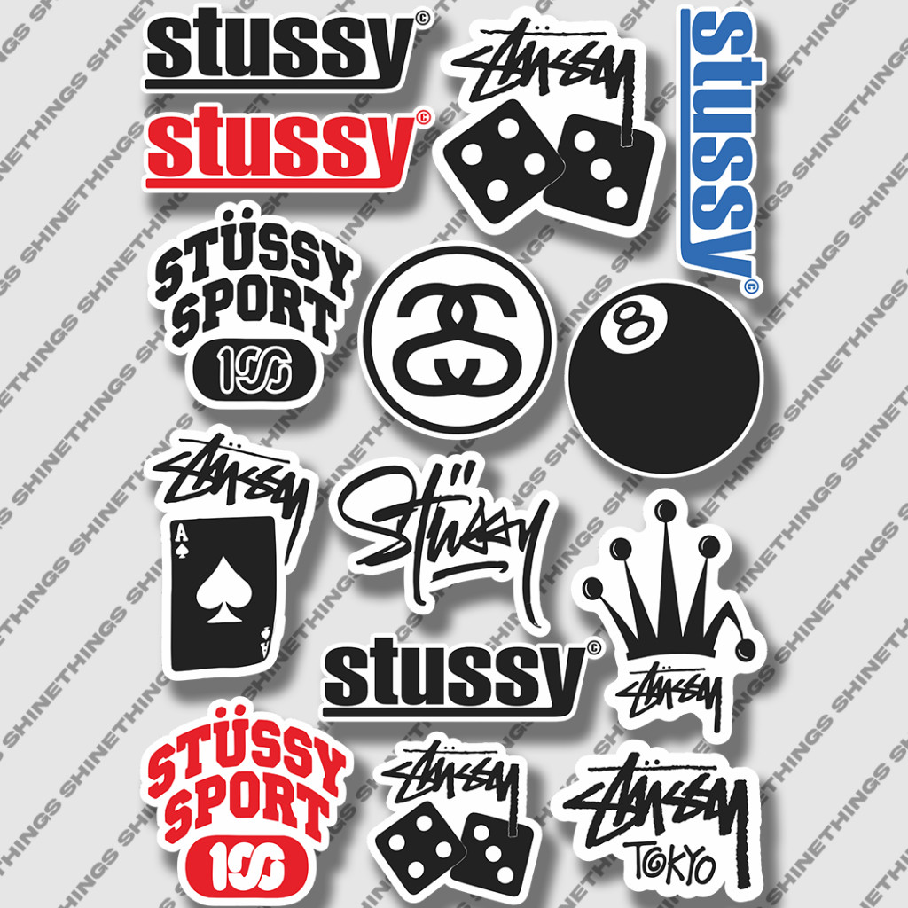 

Sticker case / Stiker hypebeast / Sticker Stussy / Stiker brand Stussy / Sticker aesthetic case hp helm tumblr