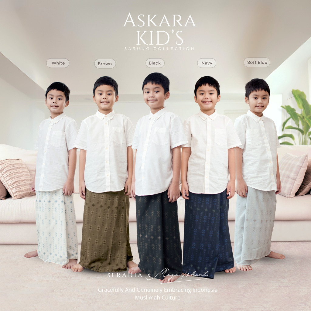 Seradia - Sarung Kid's Motif Askara - Seradia X Mega Iskanti
