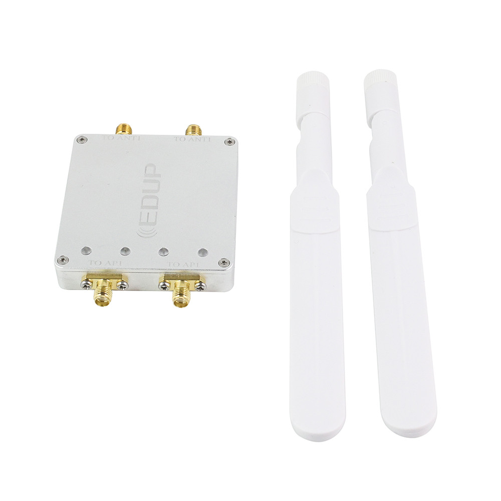 WiFi Amplifier 4W Dual Band Signal Booster 2.4Ghz 5.8Ghz Long Range Wifi Signal Extender Dual Antenn