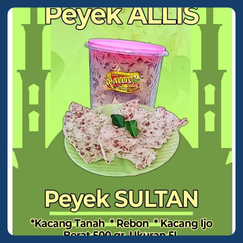 

Peyek Kacang / Peyek Rebon / Rempeyek (NO LABEL)