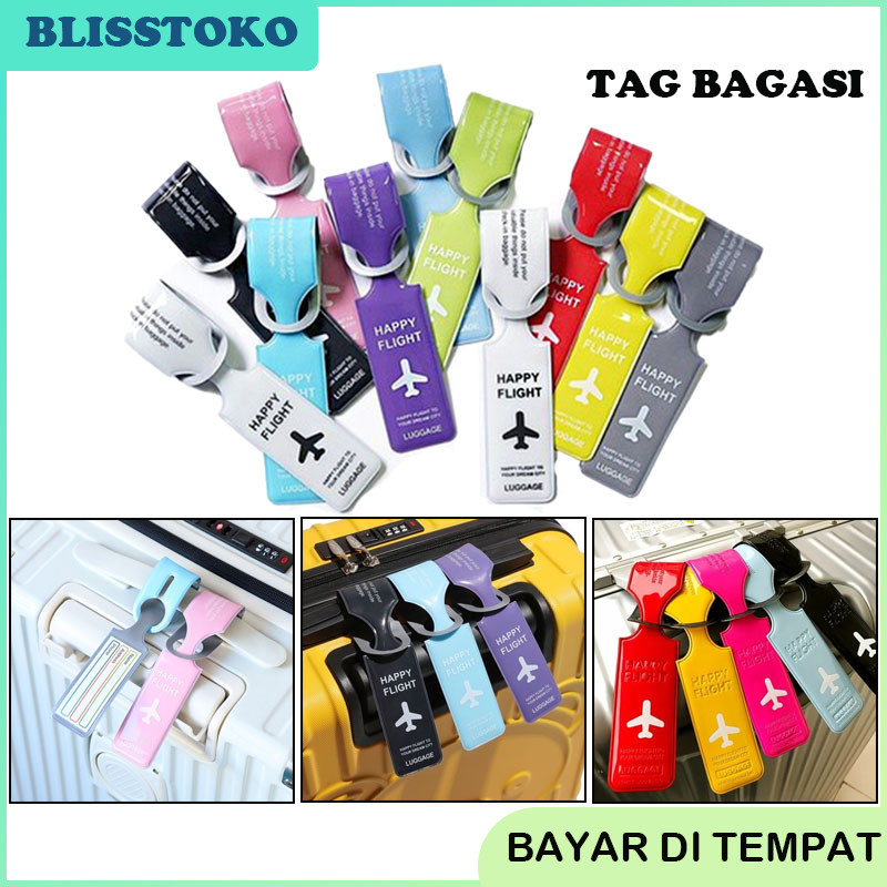 Tag Koper Tag Penanda Koper Tag Gantungan Penanda Koper/Luggage Tag Travel/Gantungan Koper