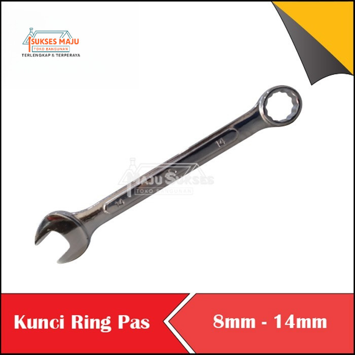 Kunci Ring Pas 8 9 10 11 12 13 14 mm