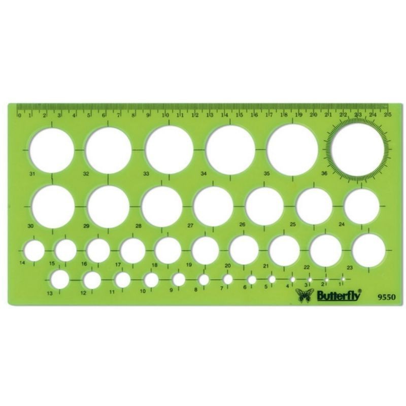 

Butterfly Penggaris BT-9550 - Penggaris Bulat