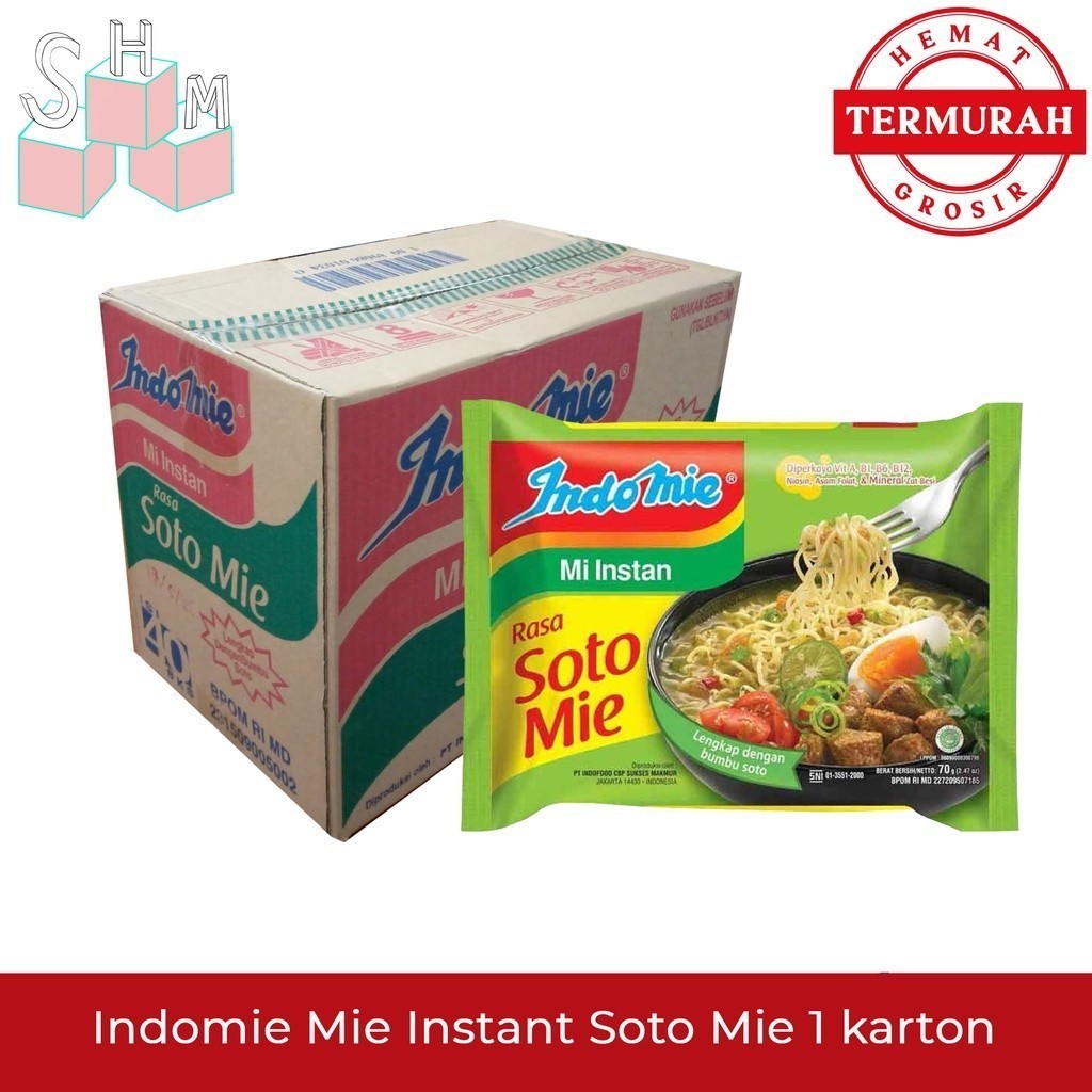 

Indomie Mie Instant Soto Mie 1 karton