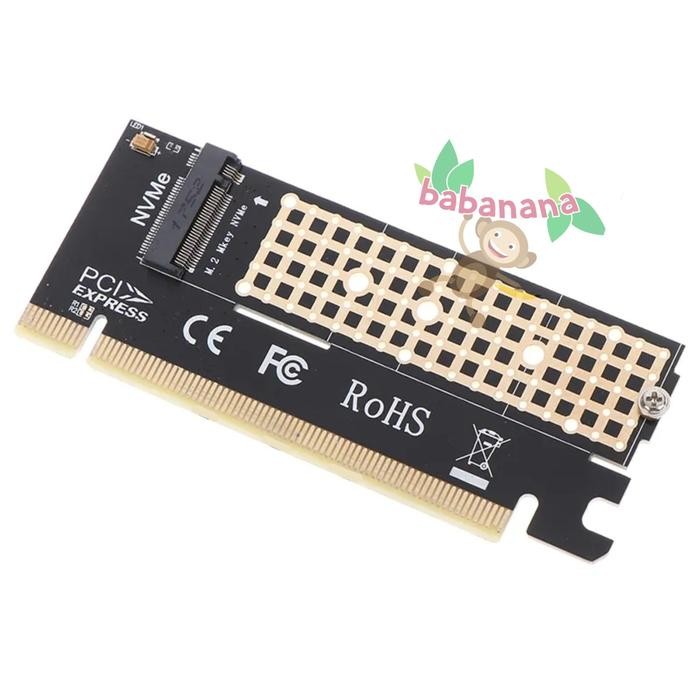PCIE 16x to nvme adapter converter ssd pcie-e pci express x16 - B TERLARIS