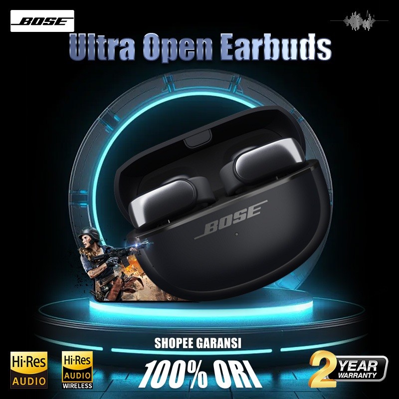 Bose Ultra Open Earbud Earphone Bluetooth Garansi 1 Tahun Wireless Earphone TWS Bone Conduction Head