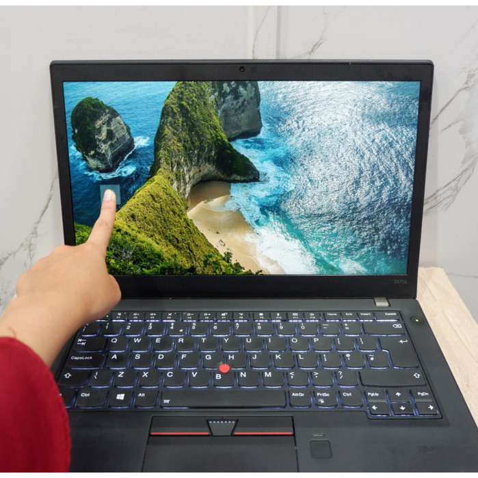 Laptop Thinkpad T470S Touchscreen Intel Core i5-6300U Ram 16Gb 512Gb Normal Siap Pakai - Leptop Lapt