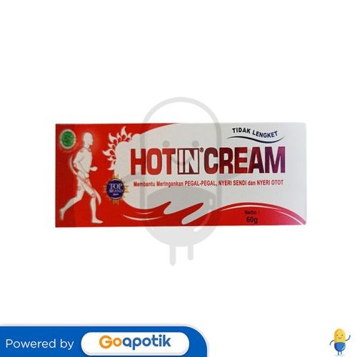 Hotin Cream Isi 60 Gram Tube
