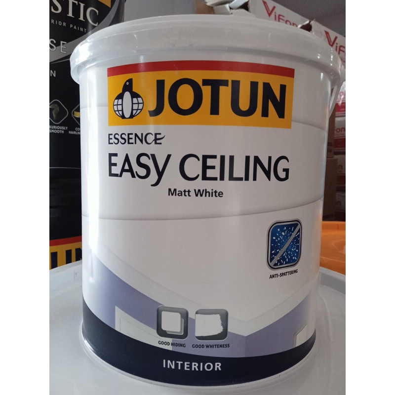Terlaris JOTUN ESSENCE EASY CEILING 3.5L CAT PLAFON JOTUN EASY CEILING WHITE