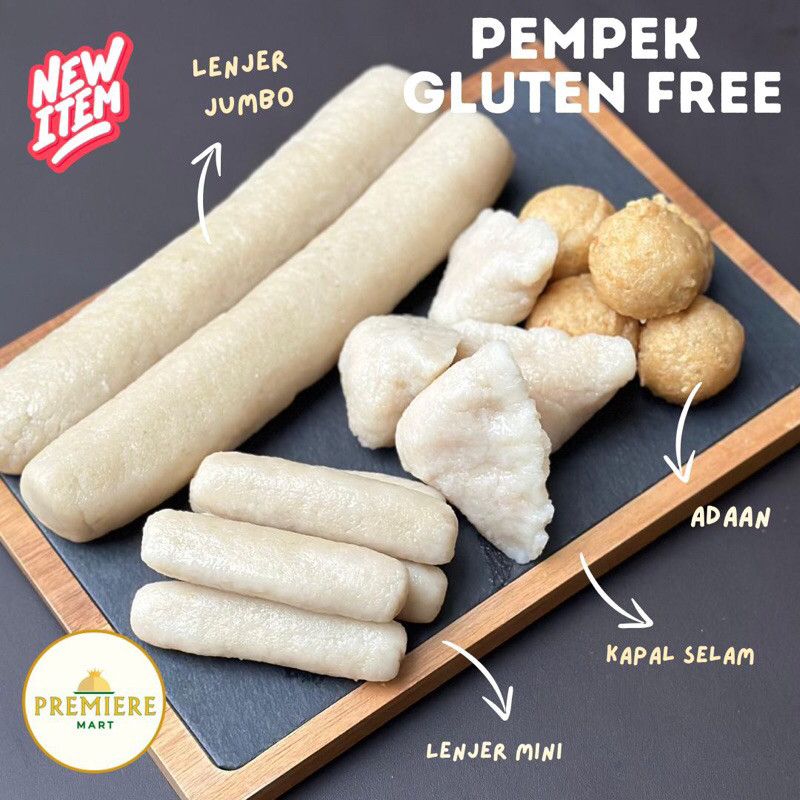 

NEW Pempek ikan tenggiri gluten free / tanpa tepung terigu tanpa pengawet PREMIUM