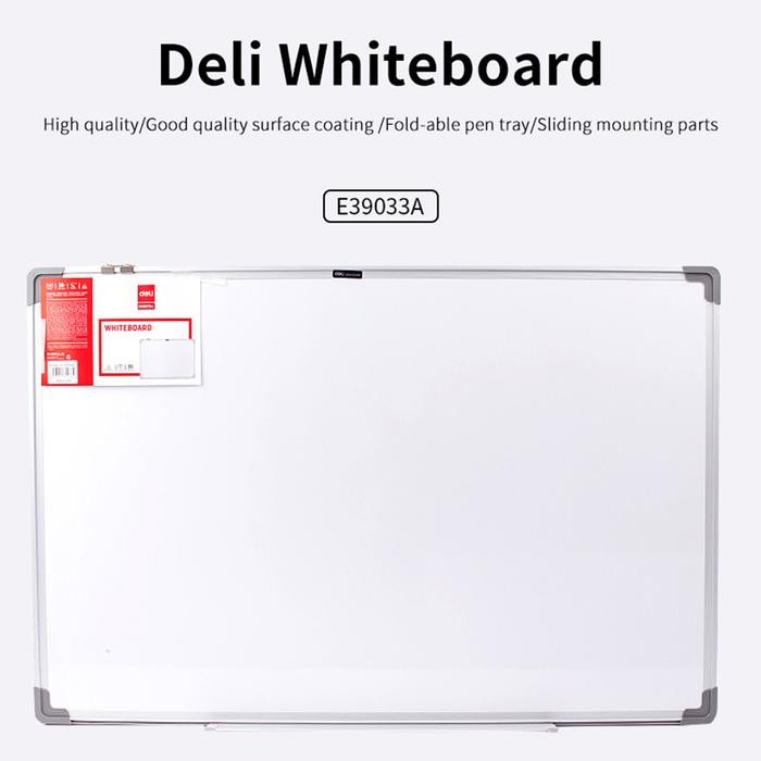 

Deli Whiteboard Papan Tulis Putih 450×2600mm 48IN×96IN E39032A