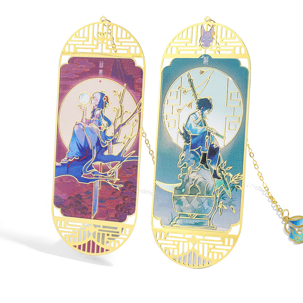 

Game Genshin Impact Figure Xiao Ganyu Metal Bookmarks for Women Men Fans Collection Book Marks Lover Gifts for Friends