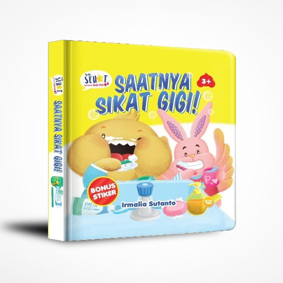 Mizan Boardbook Kemandirian Seri Goyi Pipi: Saatnya Sikat Gigi