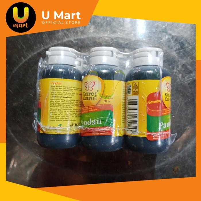 

U Mart - Perisa Pasta Pandan Kupu Kupu 1 pcs 60ml Flavor Koepoe Koepoe