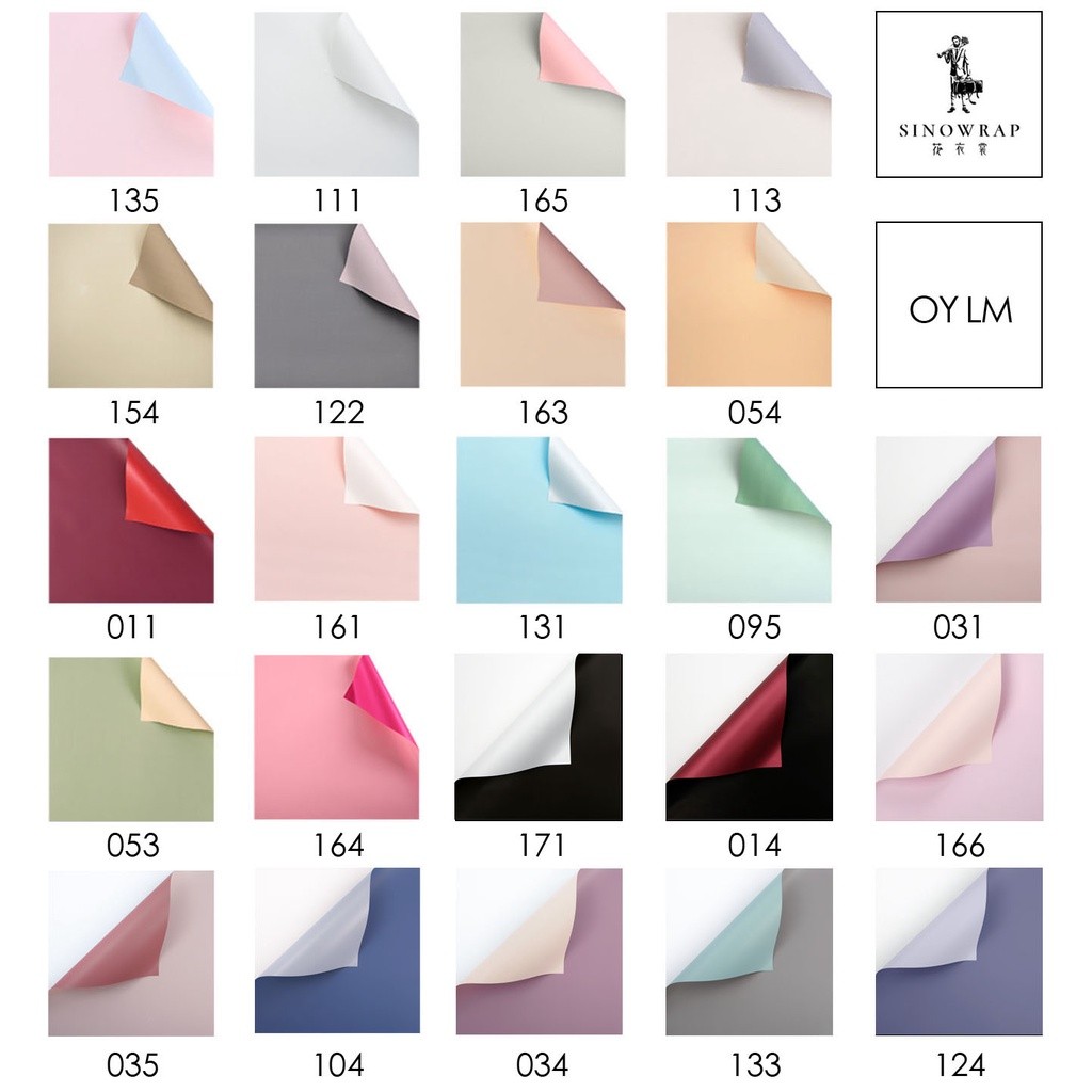 

PROMO!KERTAS BUNGA OY (1 PACK = 20 LEMBAR) FLOWER WRAPPING PAPER KERTAS PEMBUNGKUS BUKET BUNGA WATERPROOFREADY