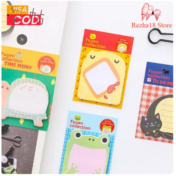 

R18 Post it note Sticky note motif binatang lucu isi 20 Lembar