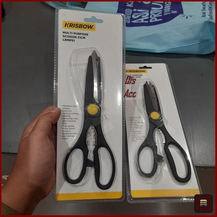 

KRISBOW 3 In 1 Gunting Serbaguna 21 Cm LRMPS1 - Hitam