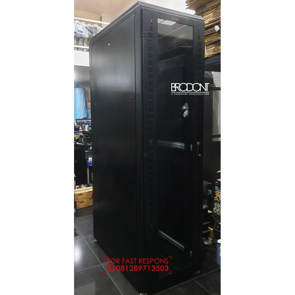 

Closed Rack Server 45U Depth 1100mm Glass Door Special Baraka