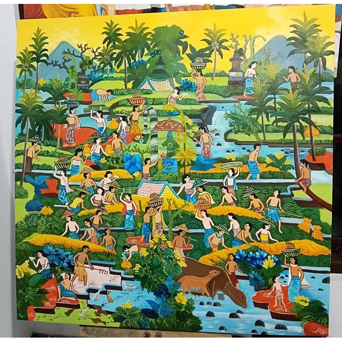 Lukisan Pemandangan Bali