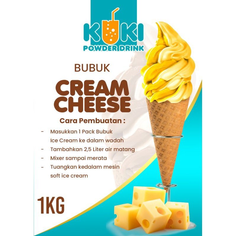 

Cream Chese Bubuk Ice Cream Premium 1kg Halal