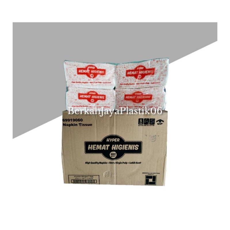 Tissue HYPER NAPKIN Hemat Higienis 400gram