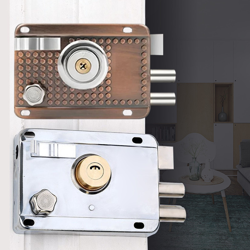 Pengunci Pintu Otomatis Inti Tembaga Pintu Otomatis Kunci Pintu Mekanis Otomatis Rumah Pengunci Pint