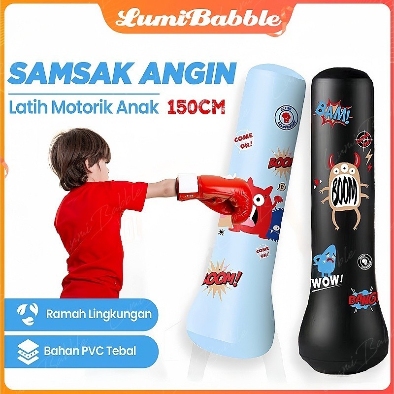 Samsak Tinju Samsak Berdiri PVC 150CM Samsak Anak  Samsak Gantung