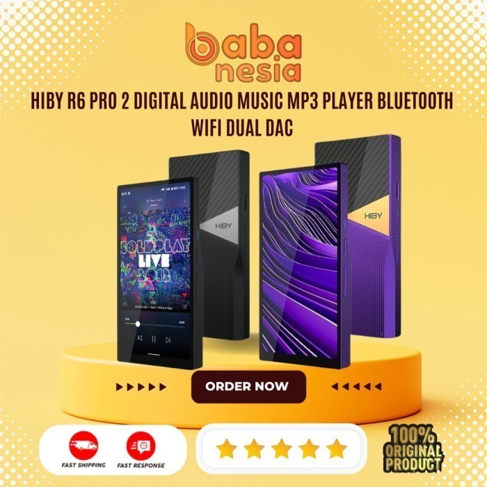 HiBy R6 Pro 2 Digital Audio Music Mp3 Player Bluetooth Wifi Dual DAC