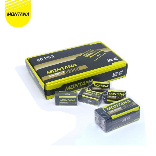 

RGT - 1 Pcs / 1 Buah Penghapus Montana MB-40 / BLACK ERASER