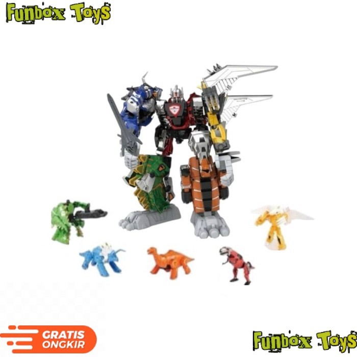 (PSD) Mainan Anak SUPER HERO X-WARRIOR 988N Mainan Robot Berubah Robot Dinosaur Anak - Tanpa Bubble