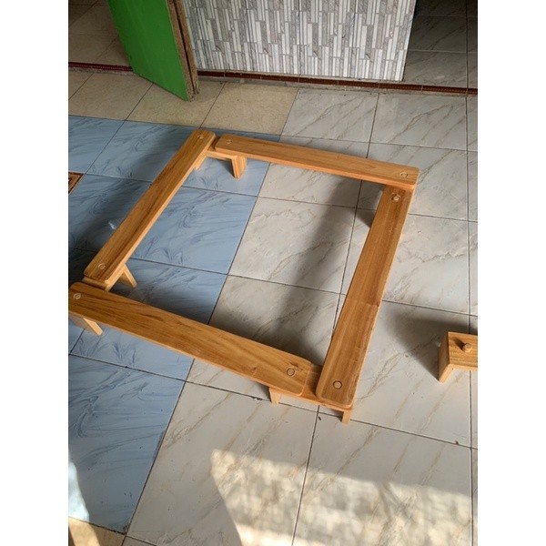 JS80 Wooden Toys Balance Beam / Papan Titian / Papan Keseimbangan / Terapi Anak
